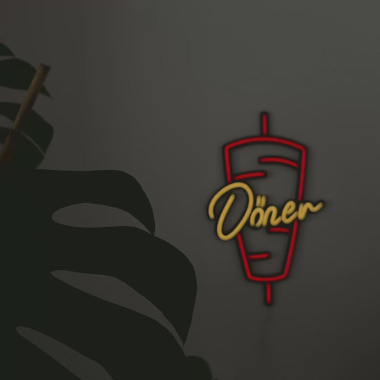 Döner Neon Tabela
