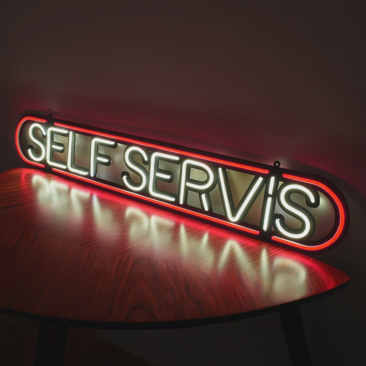 Self Servis Neon Dekor